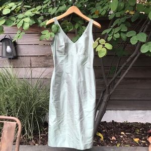 Blue/green couture dress